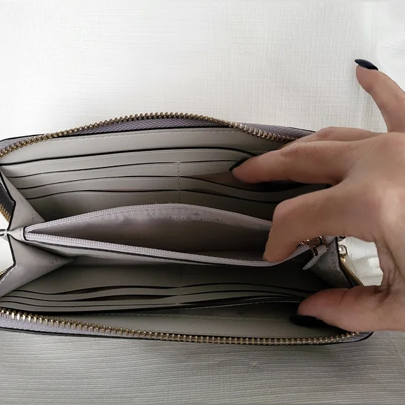 Genuine Kate Spade Lena Large Colorblock Continental Zip Around Wallet - Picture 7 of 8